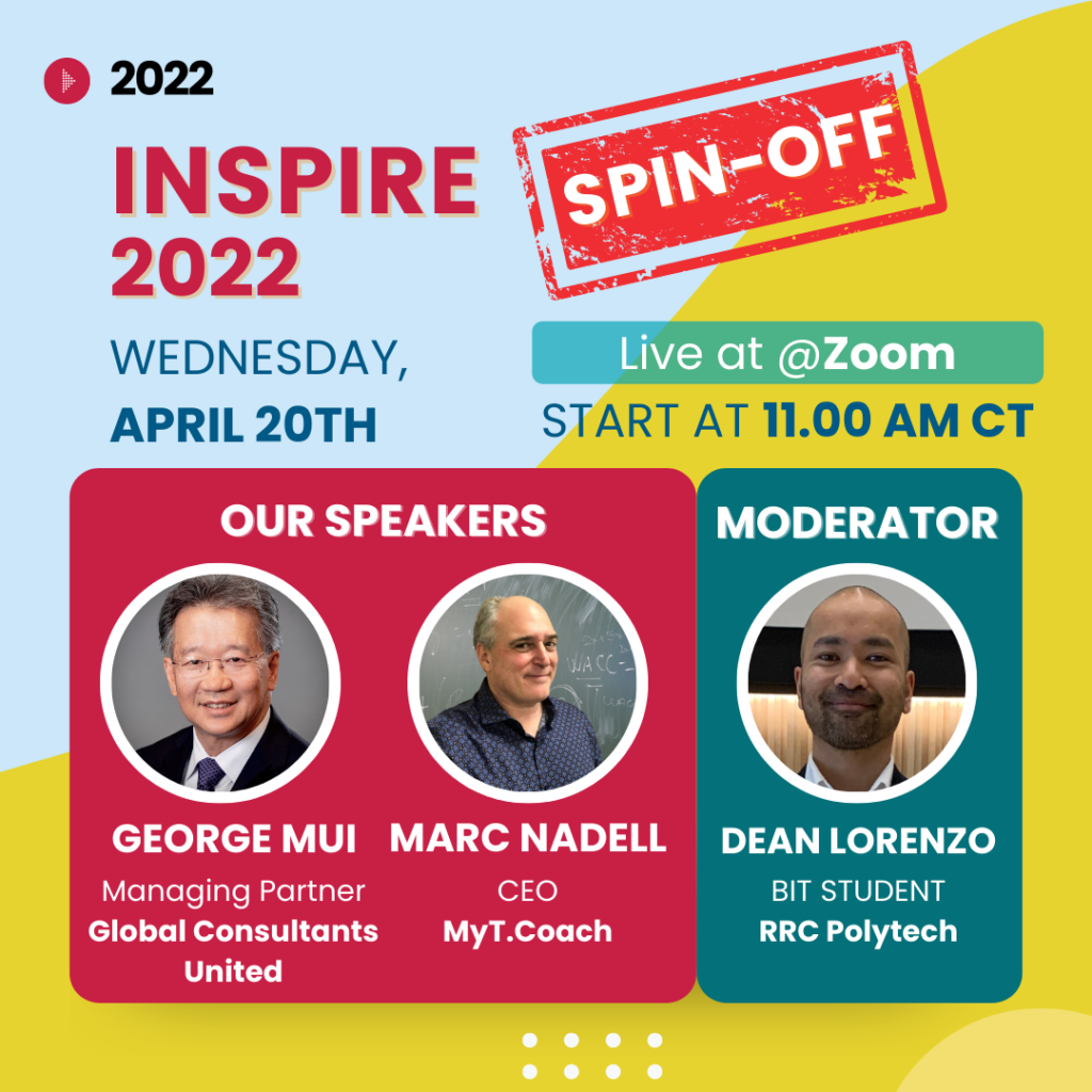 Flyer for Inspire 2022 Spin Off - Redefining Resilience